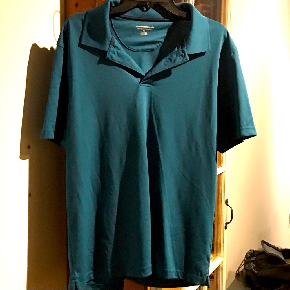 Polo shirt, breathable material great for golfing or other summer fun!